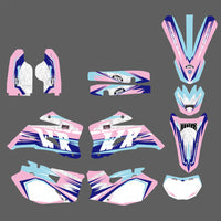 Team-Aufkleber, Grafik-Set für Yamaha WR250F WR450F 2007-2011