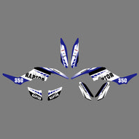 ATV Grafik Aufkleber Aufkleber für Yamaha Raptor 350 YFM350 2004-heute