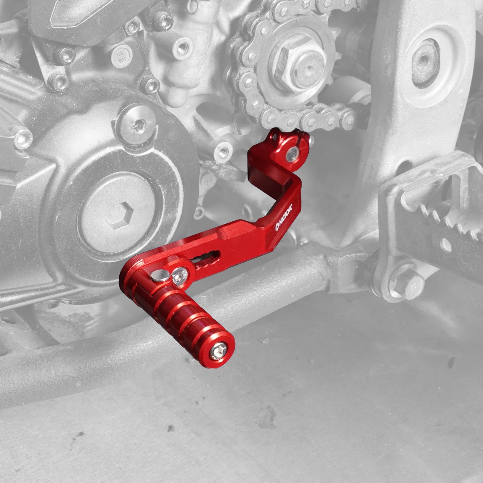 ATV Verbesserte Klapp Einstellbare Umschalt Schalthebel Pedal Für Yamaha YFZ450R 09-25