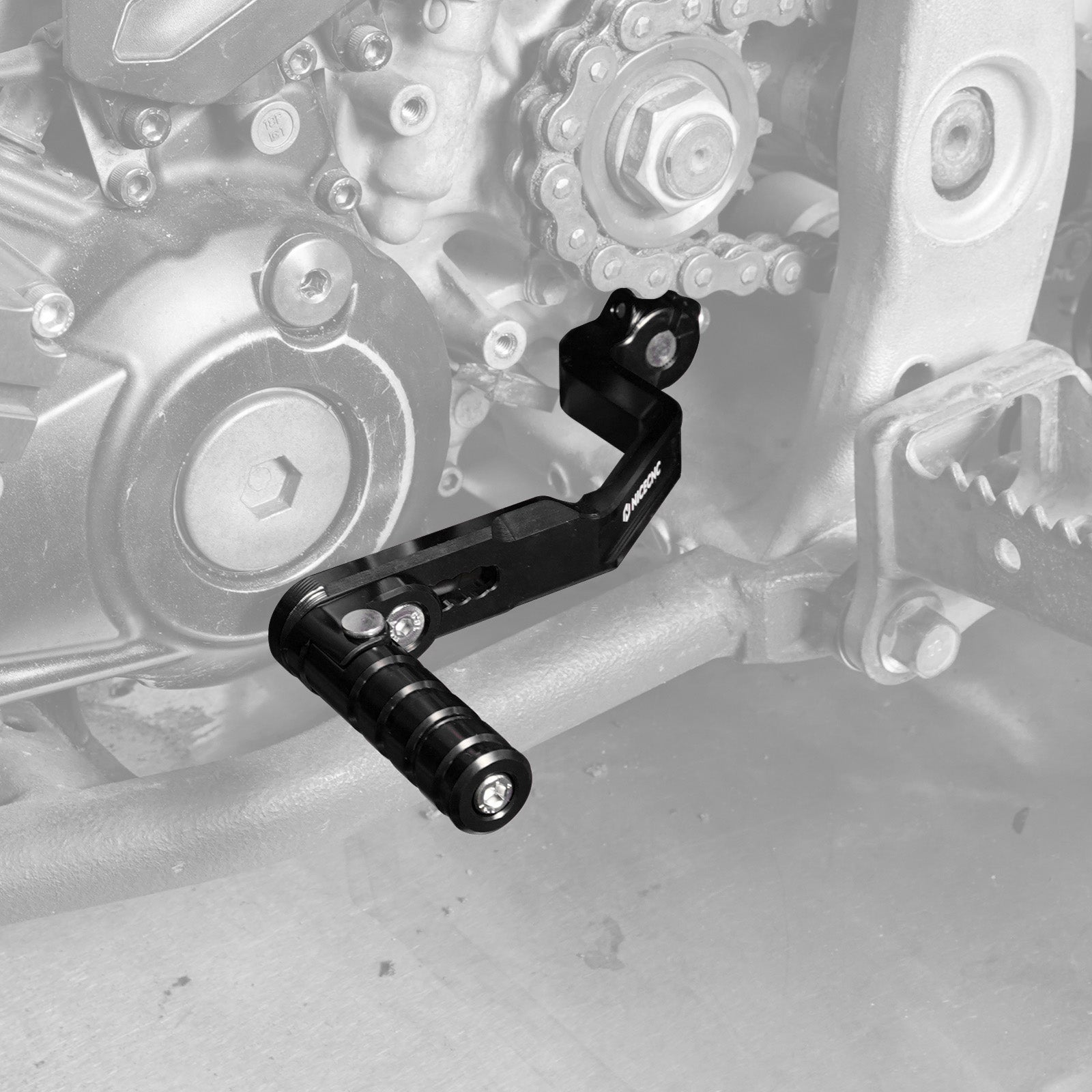 ATV Verbesserte Klapp Einstellbare Umschalt Schalthebel Pedal Für Yamaha YFZ450R 09-25