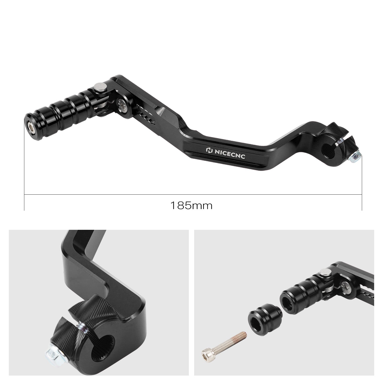 ATV Verbesserte Klapp Einstellbare Umschalt Schalthebel Pedal Für Yamaha YFZ450R 09-25