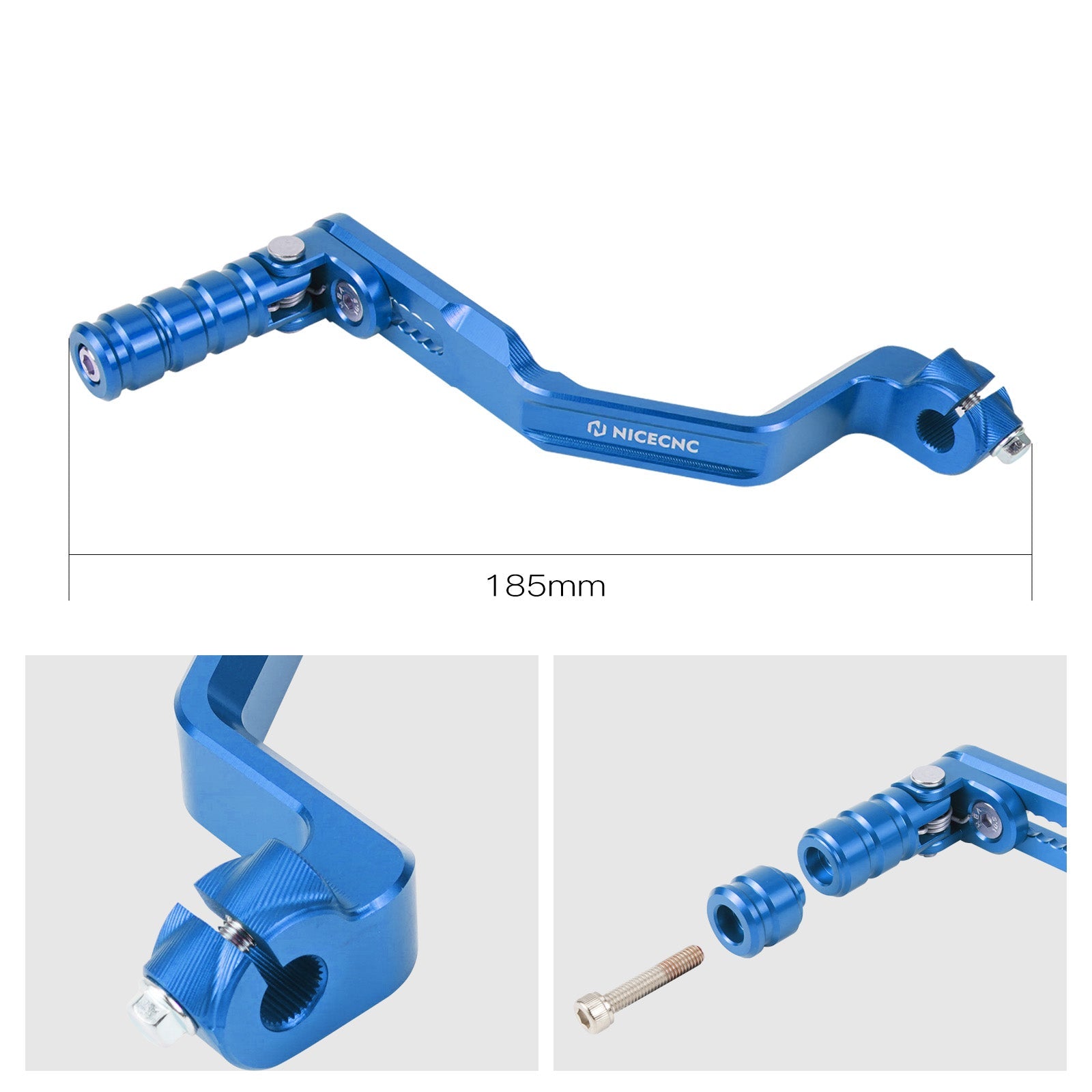 ATV Verbesserte Klapp Einstellbare Umschalt Schalthebel Pedal Für Yamaha YFZ450R 09-25
