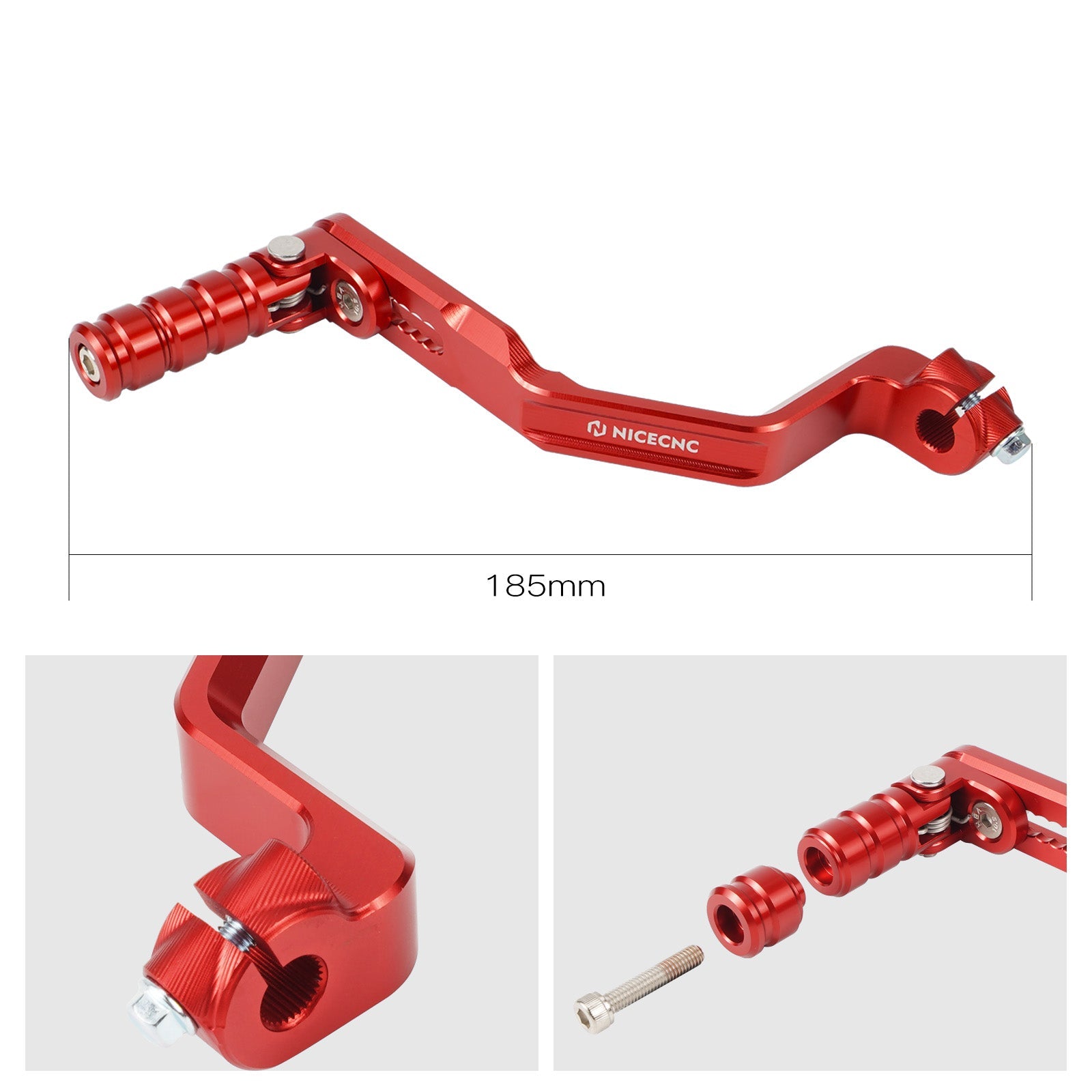 ATV Verbesserte Klapp Einstellbare Umschalt Schalthebel Pedal Für Yamaha YFZ450R 09-25
