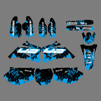 Grafik-Kit Aufkleber Aufkleber für Yamaha YZ250F YZ450F 2006-2009