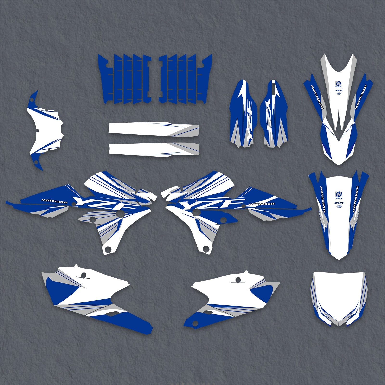 Motorrad Volle Grafik Aufkleber Aufkleber Kit Für Yamaha YZ250F 14-18 YZ450F 14-17