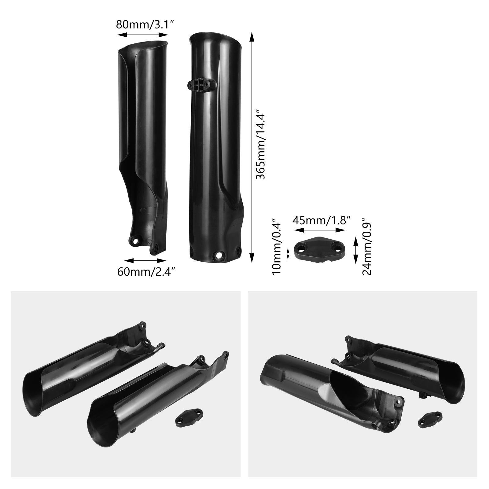 Vorne Untere Gabelschützer Für Yamaha YZ450F 2023-2024 YZ250F YZ450FX 2024