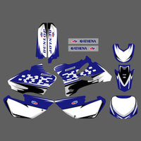 Team Graphics Hintergründe Abziehbilder Aufkleber für Yamaha YZ85 2002-2014