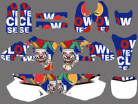 Motorrad-Team-Grafik-Hintergrund-Aufkleber-Set für YAMAHA YZF250/YZF450 2003-2005