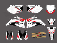 Motorrad-Team-Aufkleber, komplettes Grafik-Kit für Yamaha YZF250/YZF450 2006–2009