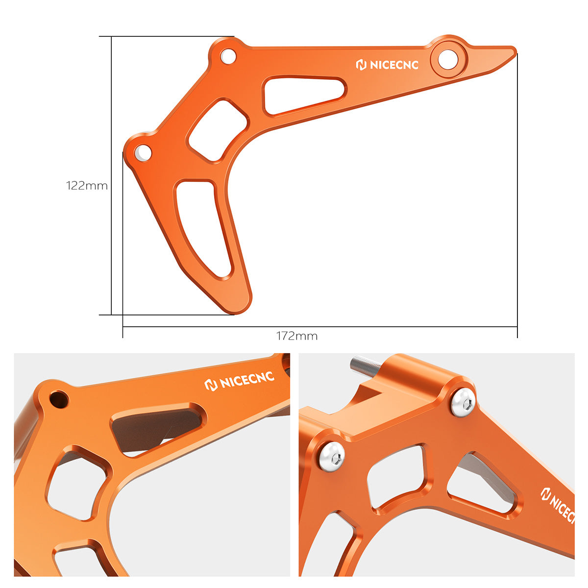 Kettenradabdeckung Case Saver Kettenschutz für KTM 690/ Husqvarna 701 GasGas 700