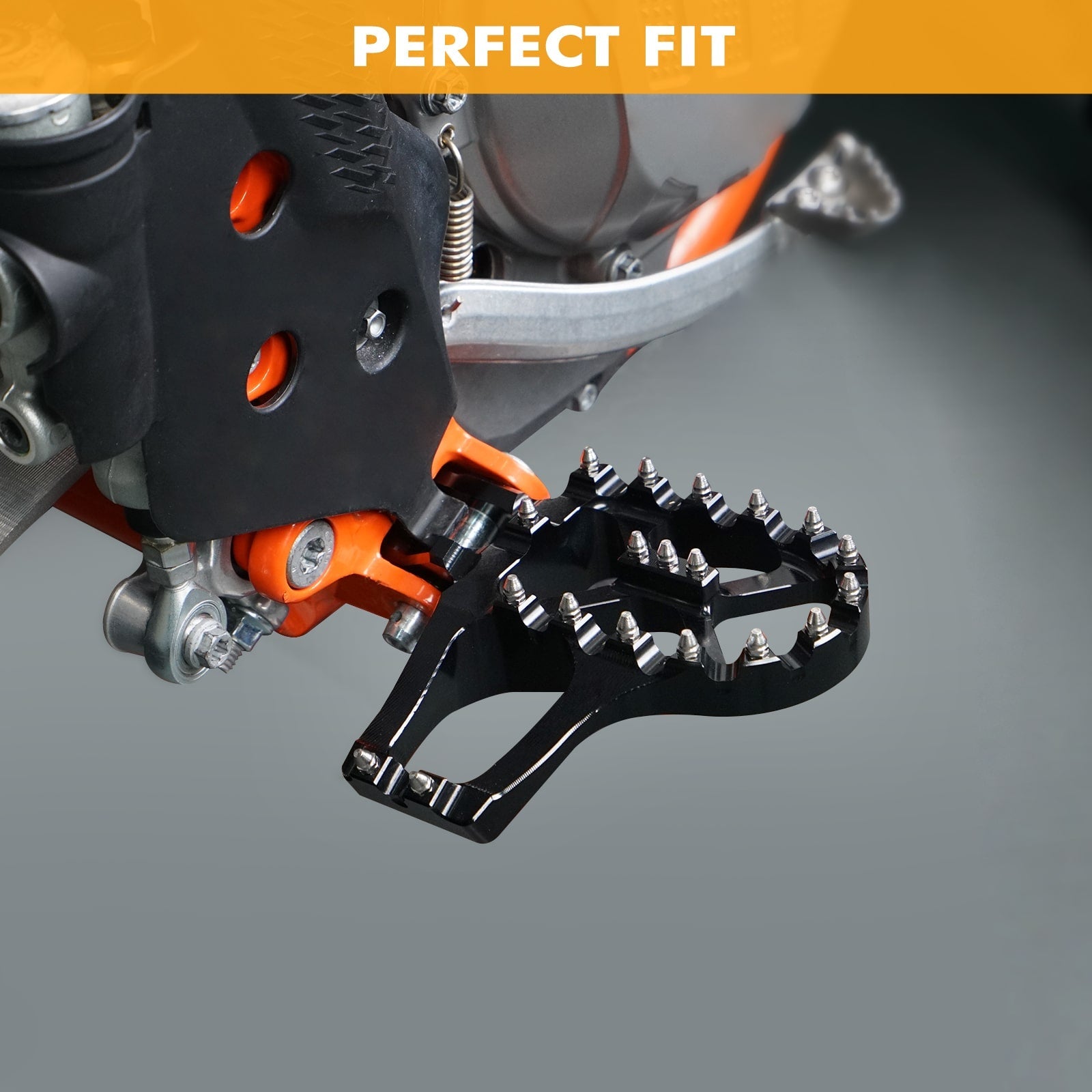 NiceCNC Extender Fußrasten Fußstützen Für KTM 125 250 350 450 SX/SX-F 1998-2015