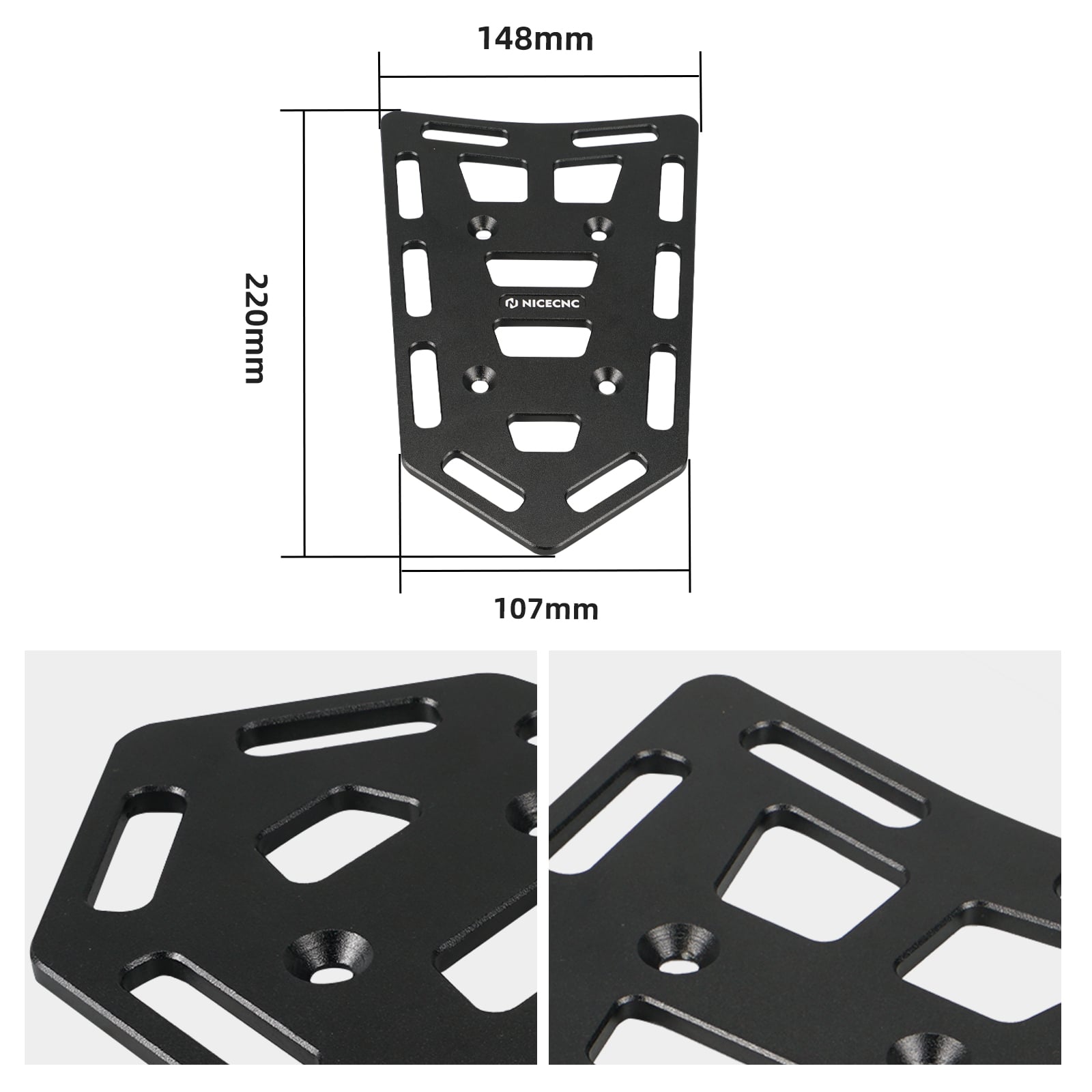 NICECNC Hinten FoGepäckträger Für Suzuki RMZ250 RMZ450 RMX DRZ 250 400 450