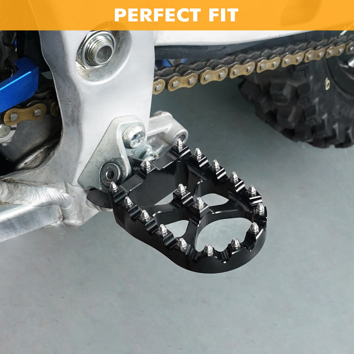 Breite Geschmiedet Motorrad Fußrasten Pedal Für Yamaha YZ65 YZ85 YZ125 YZ250 YZ450F WR250F