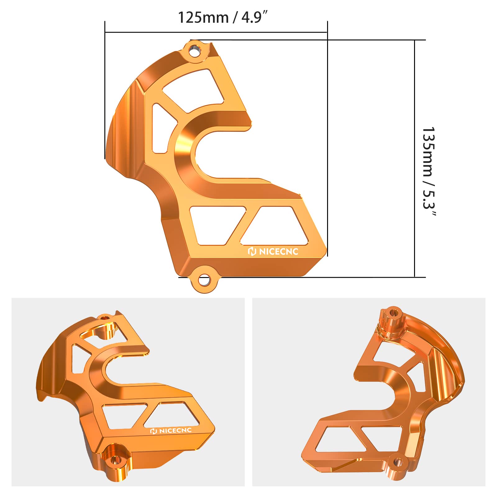 CNC Kettenschutz Abdeckung Kettenradschutz für KTM 1290 DUKE Adventure 14-23