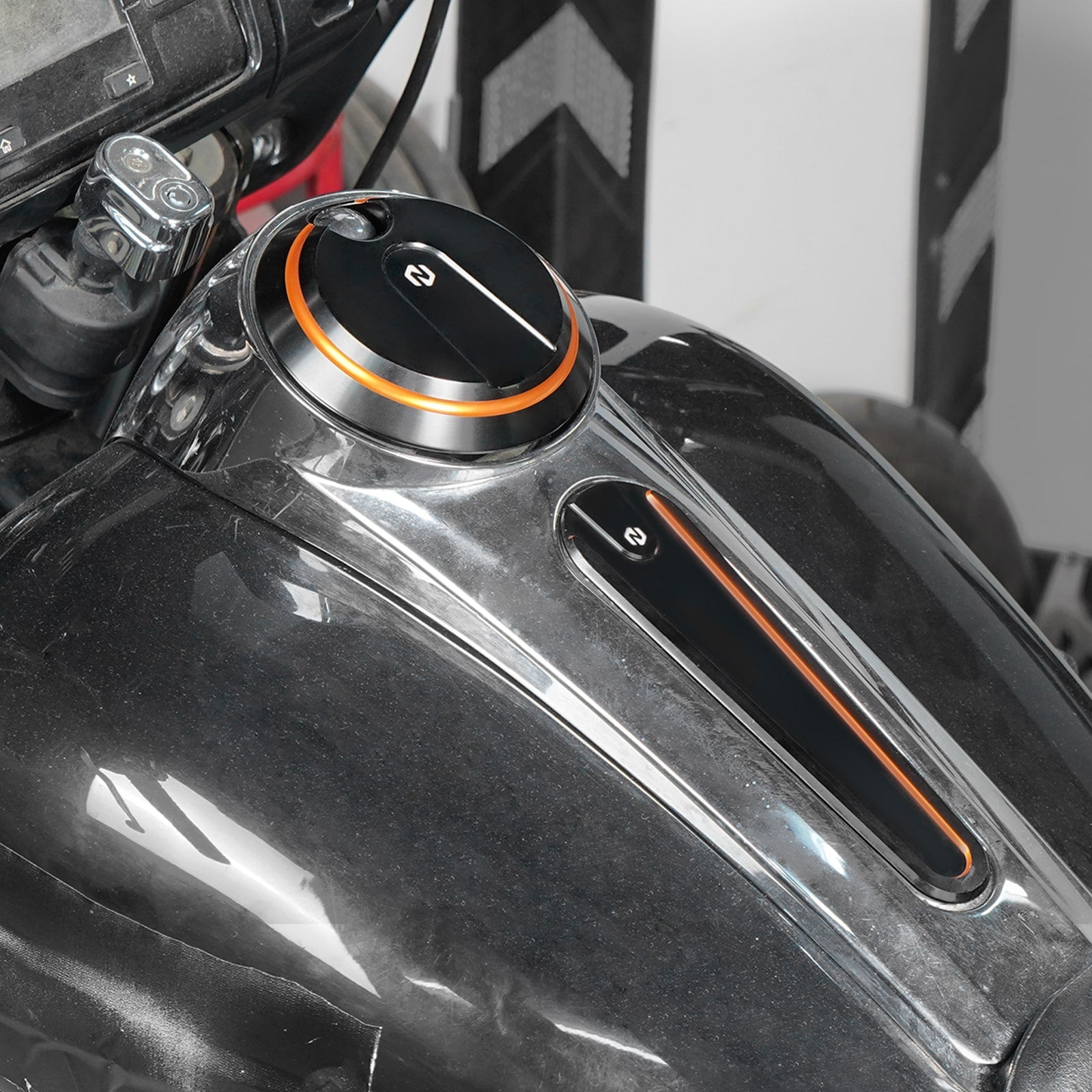 Konsole Einfügen Abdeckung Gas Tank Dash Panel Für Harley Street Glide FLHX 2017-2023