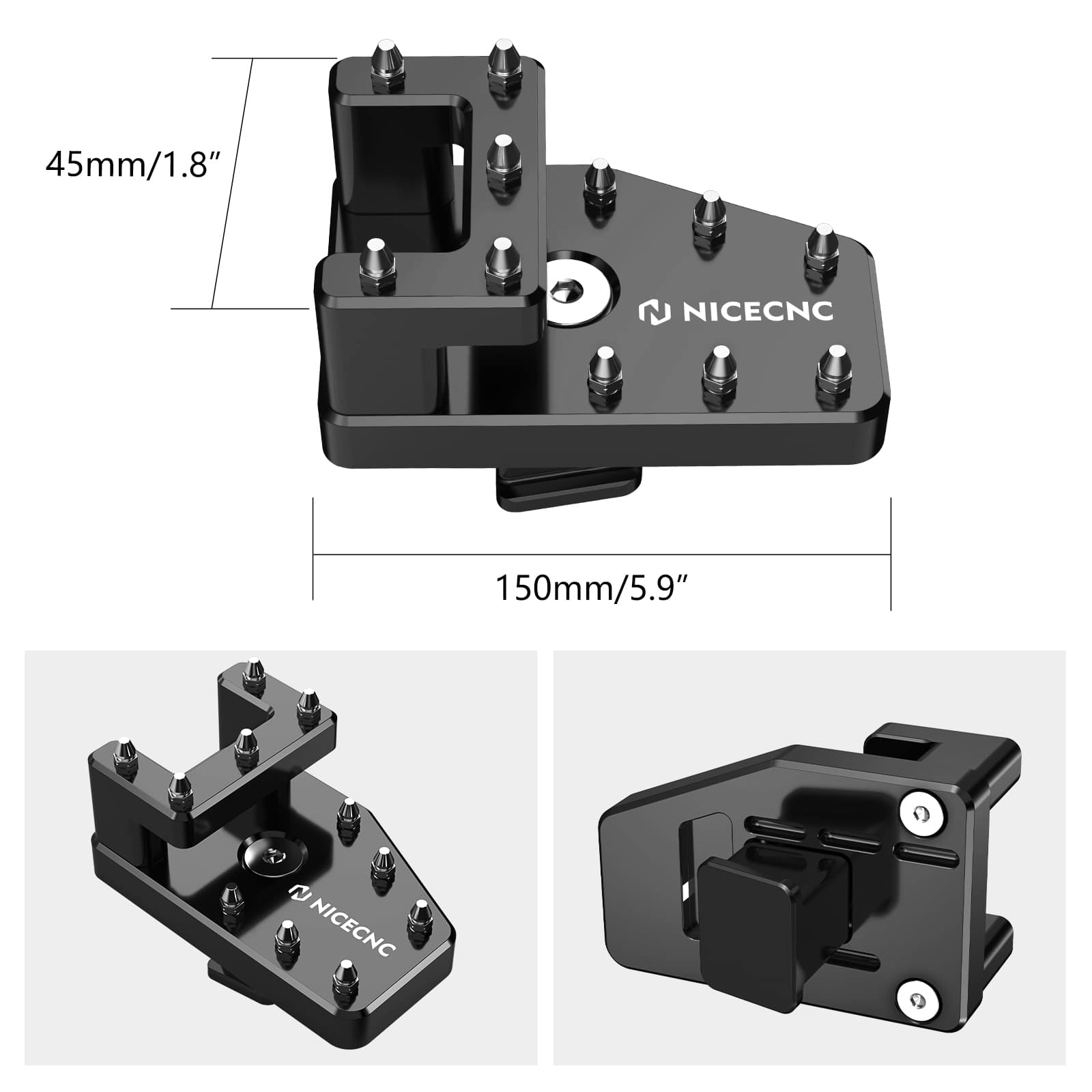 CNC Fußbremshebel Bremspedal Schritt Für Yamaha Tenere 700 XTZ700 19-24