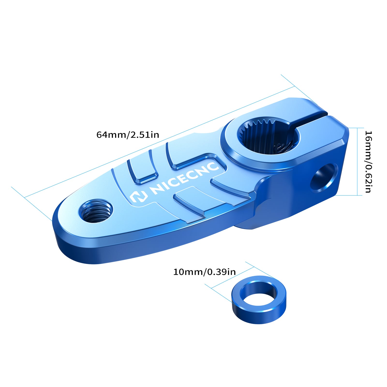 CNC Schaltwellen Stütze/Schalthebelarm Halterung Für Yamaha Tenere 700 19-2024