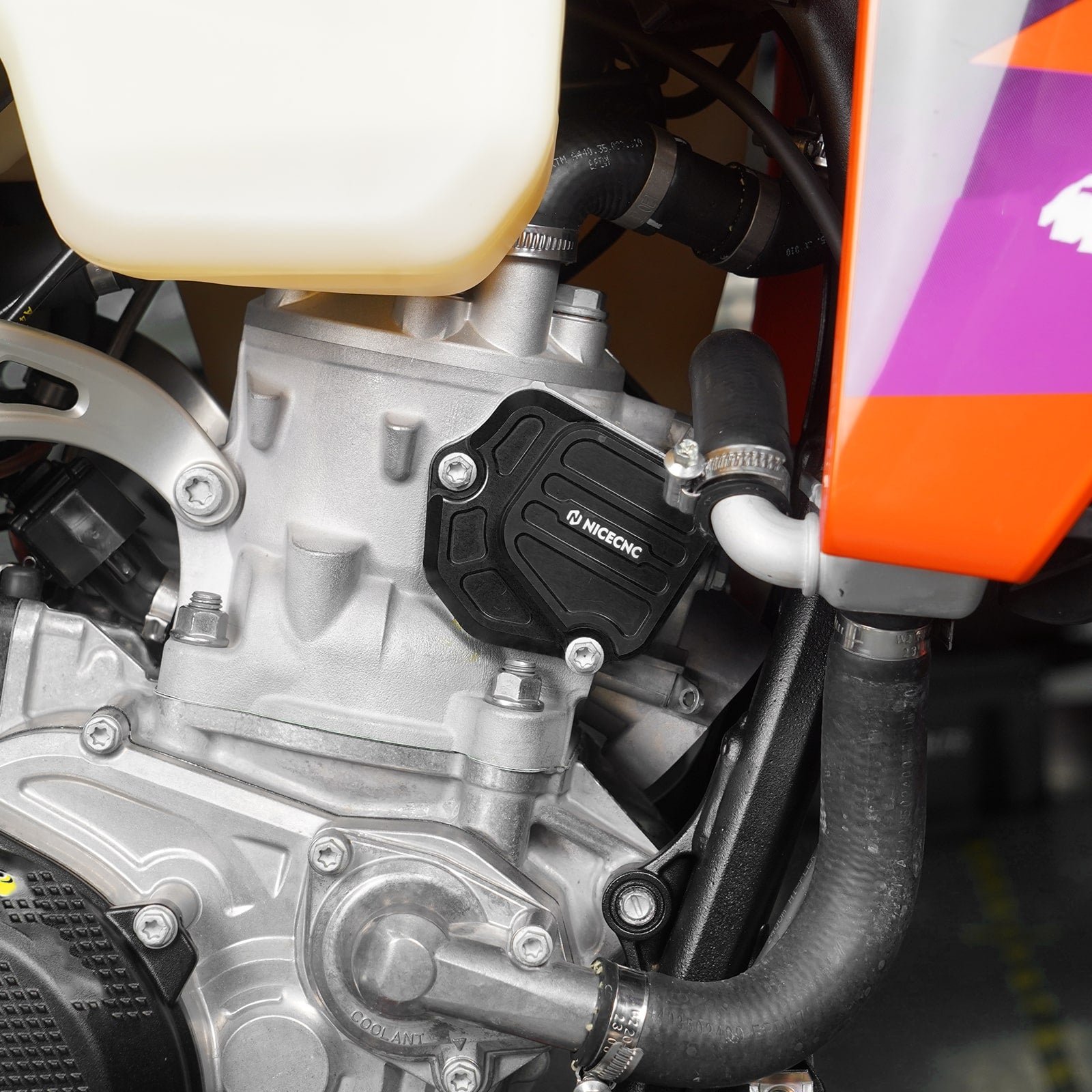 Aluminium Rechts Power Ventil Abdeckung Schutz Für KTM Husqvarna 2-Hub GasGas