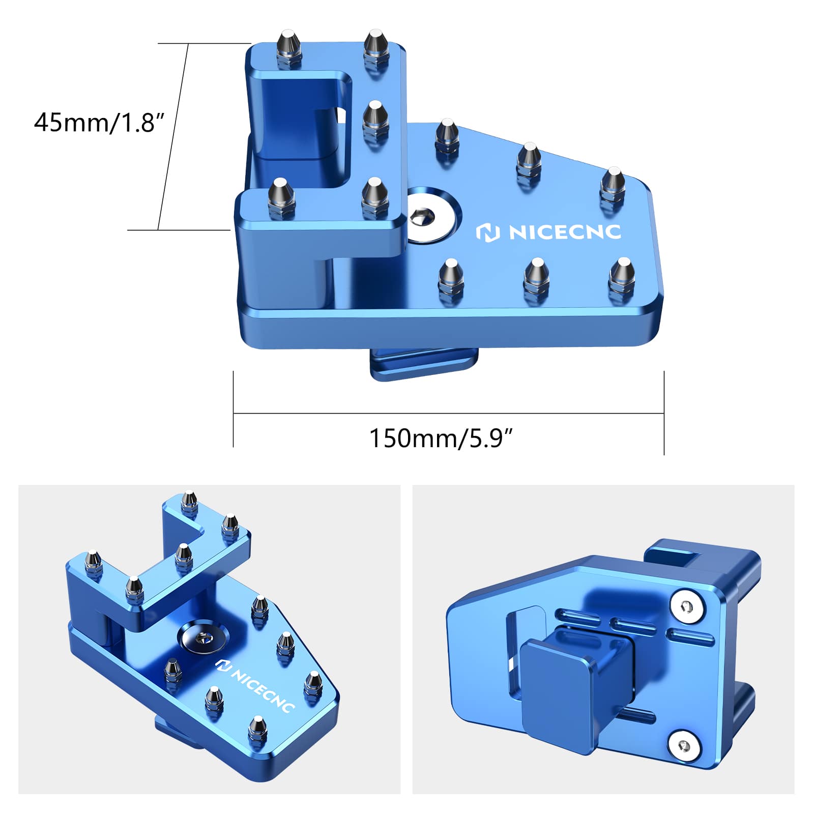 CNC Fußbremshebel Bremspedal Schritt Für Yamaha Tenere 700 XTZ700 19-24