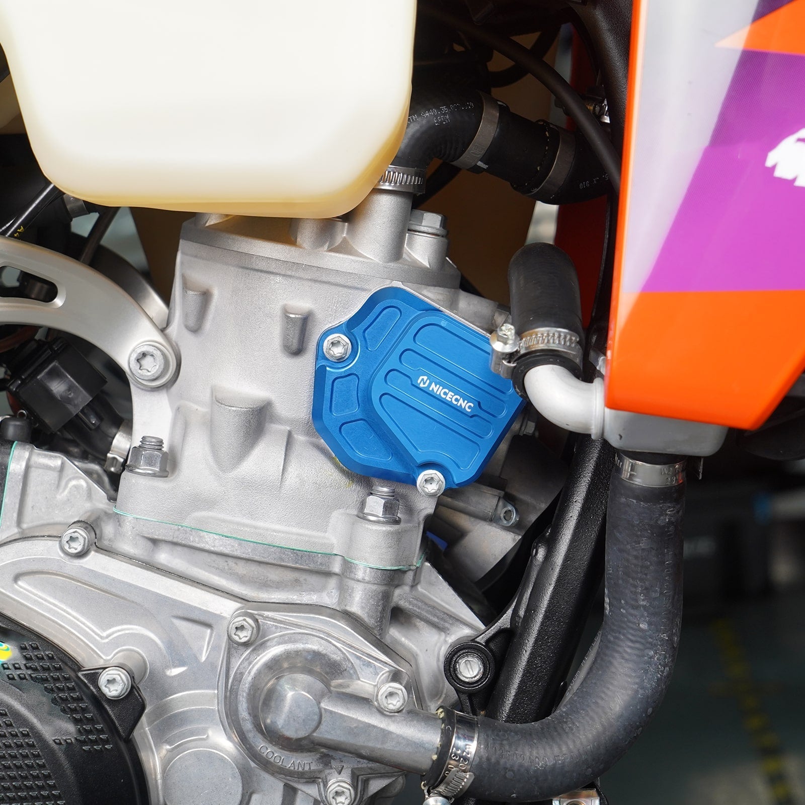 Aluminium Rechts Power Ventil Abdeckung Schutz Für KTM Husqvarna 2-Hub GasGas