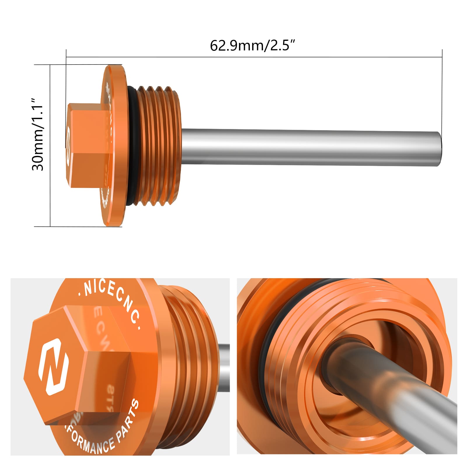 Magnetische Ölablassschraube Ablaufschraube for KTM 1090 Adventure R 2017-2018