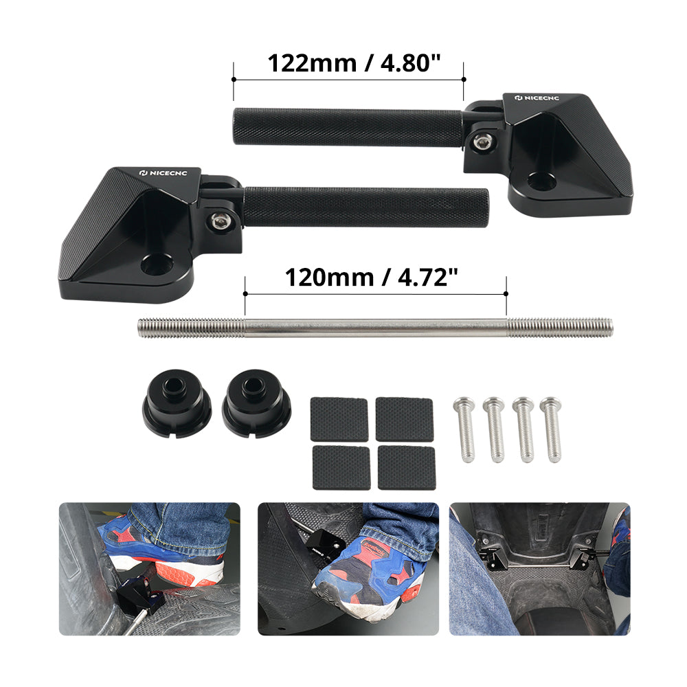 Fußrasten Fußrasten-Kit für YAMAHA YW 125/BWS 125/ZUMA 125 2016-2021