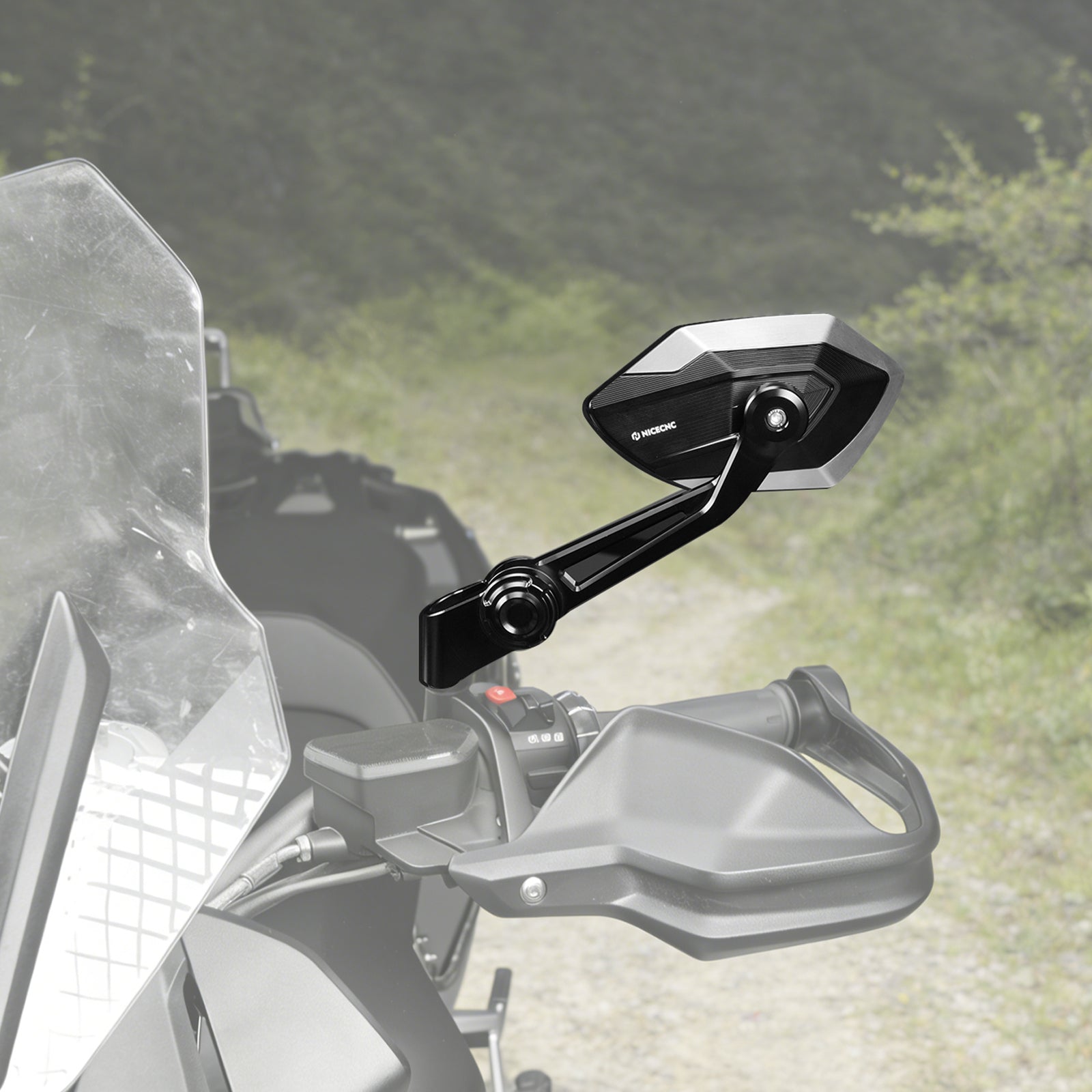 Klappbare, drehbare konvexe Rückspiegel für BMW R 1200 1250 1300 GS ADV