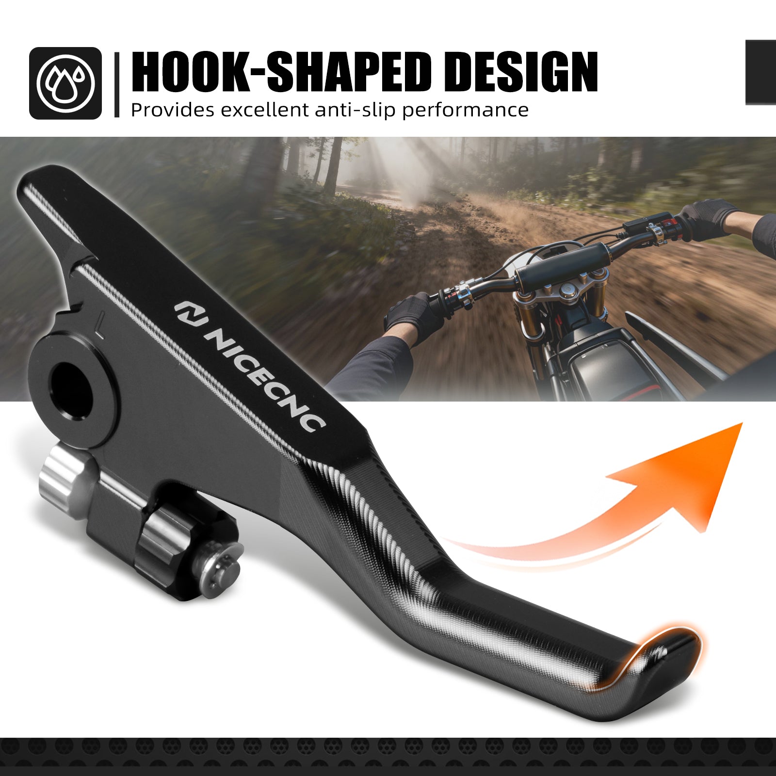 Links-Rechts Kurzgriff-Handbremshebel-Set für Stark Varg EX MX 2024-2025