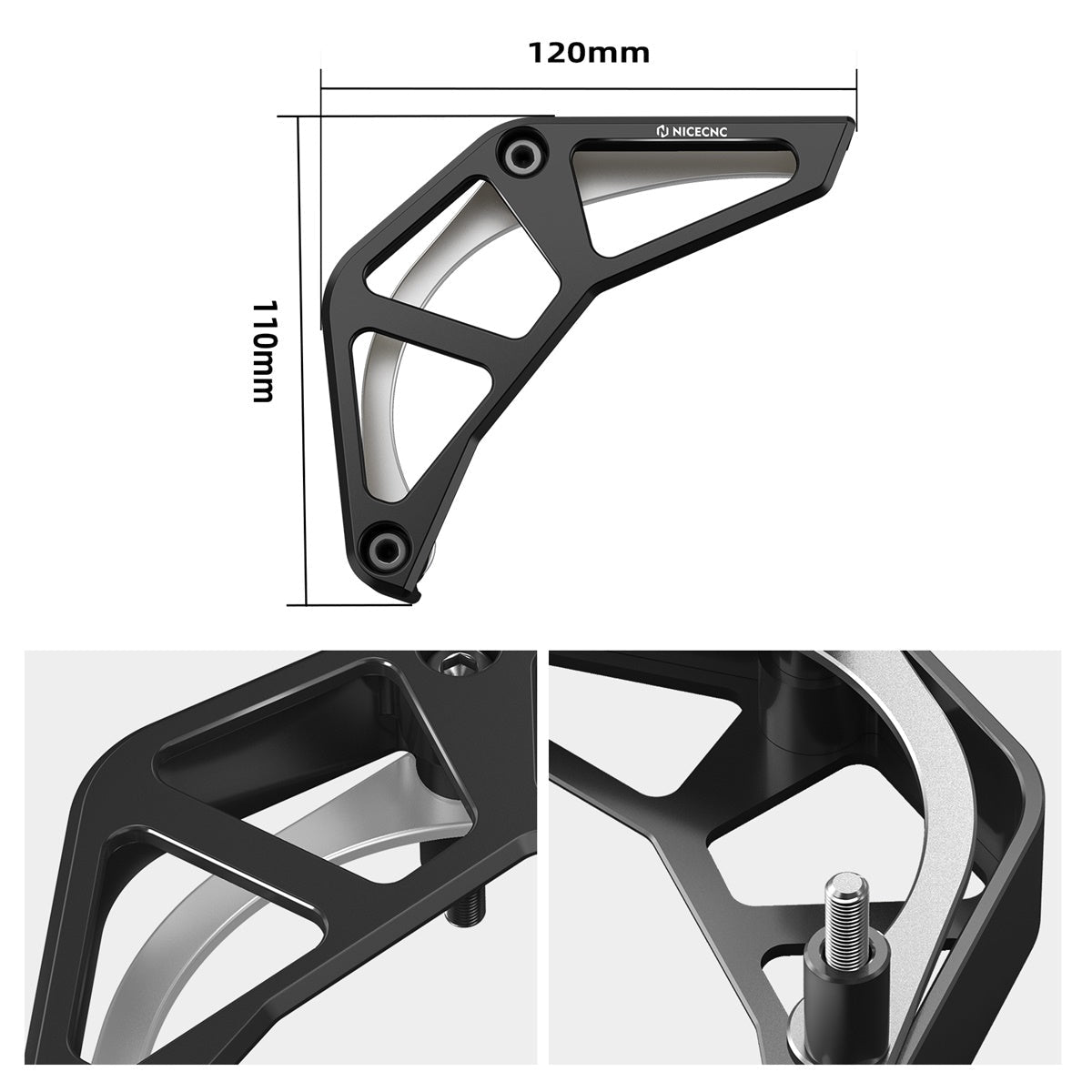 Kettenradschutz Kettenabdeckung für Suzuki DRZ400S RZ400SM 2000-2024