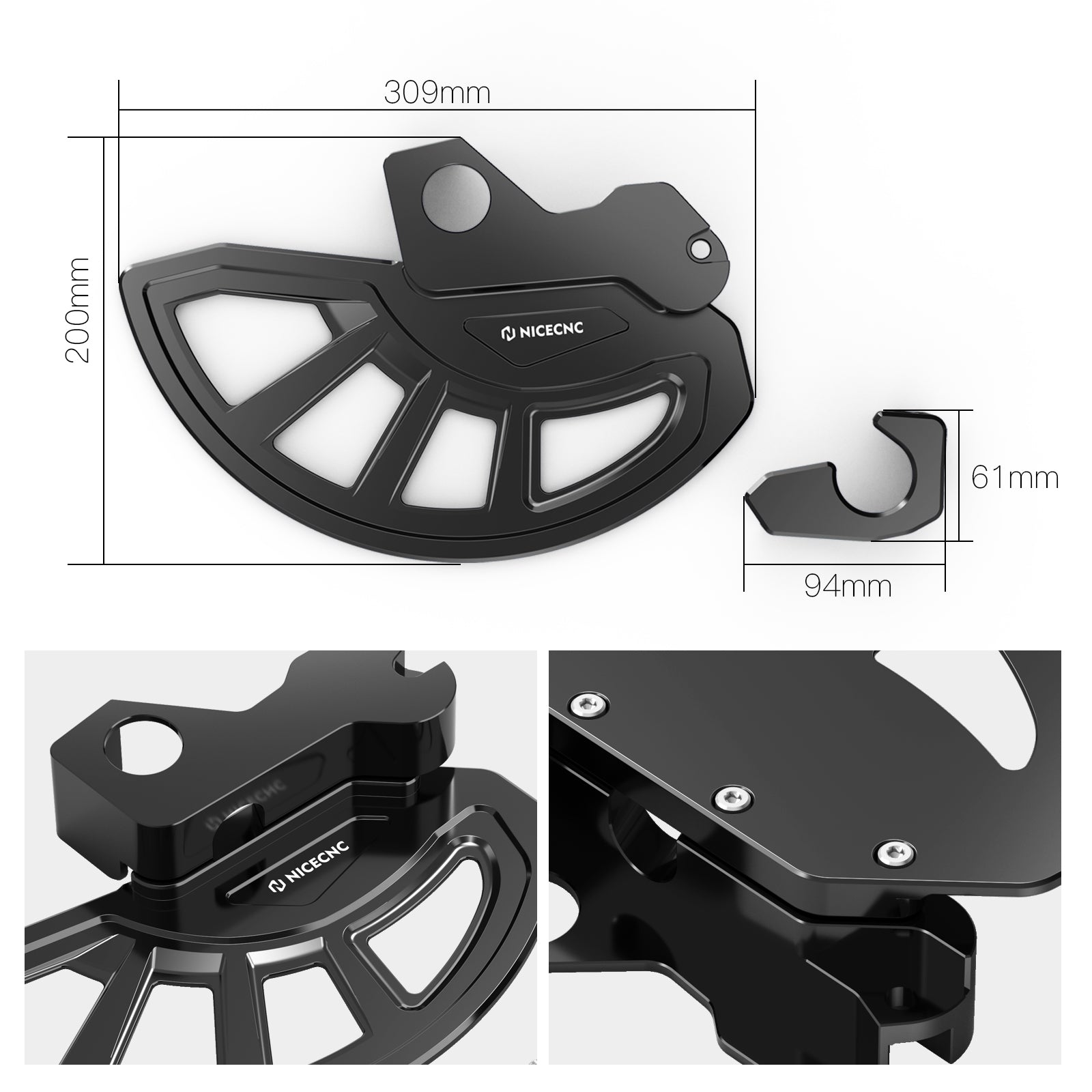 Vorderer Bremsscheibenschutz für Suzuki DRZ400SM 2005-2024