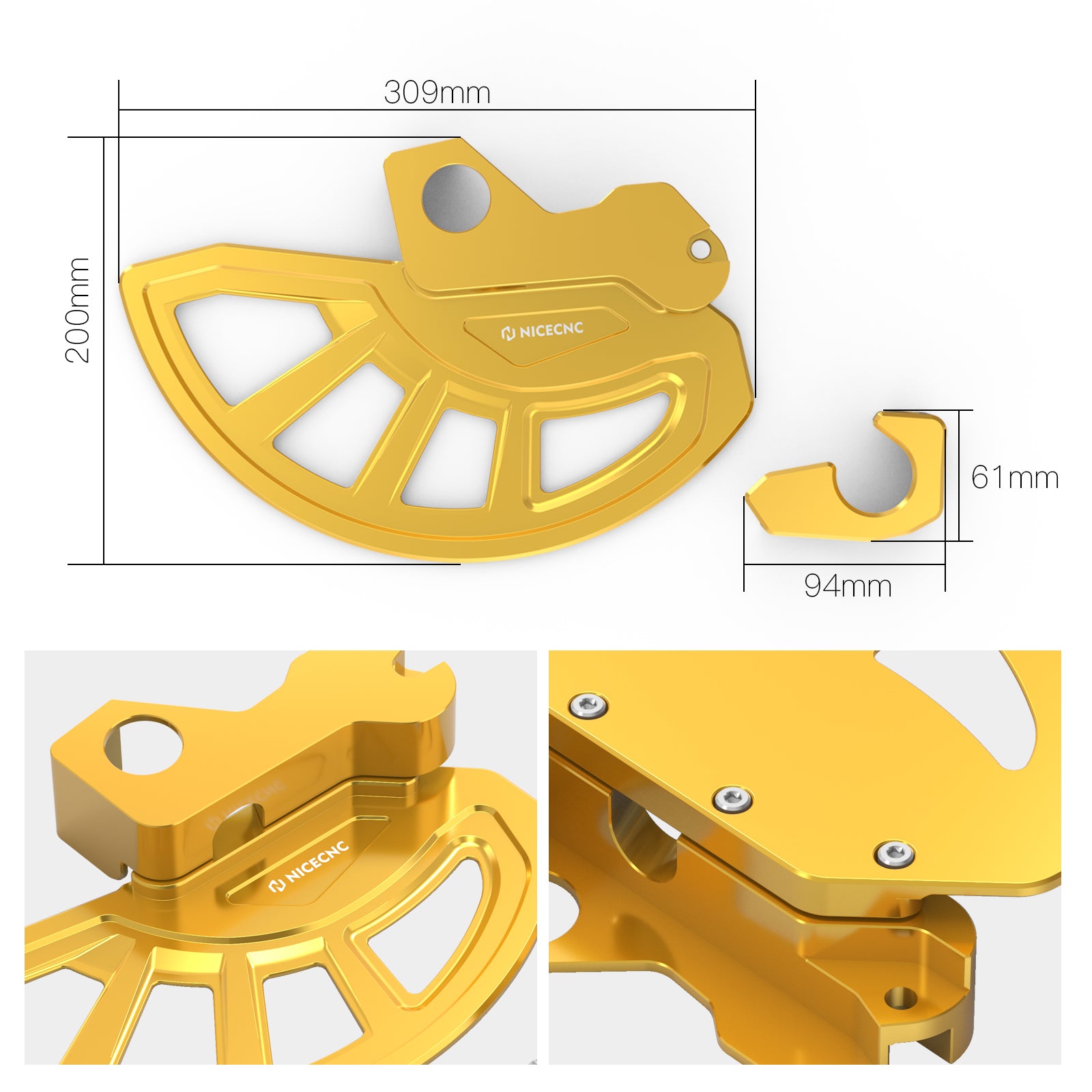 Vorderer Bremsscheibenschutz für Suzuki DRZ400SM 2005-2024