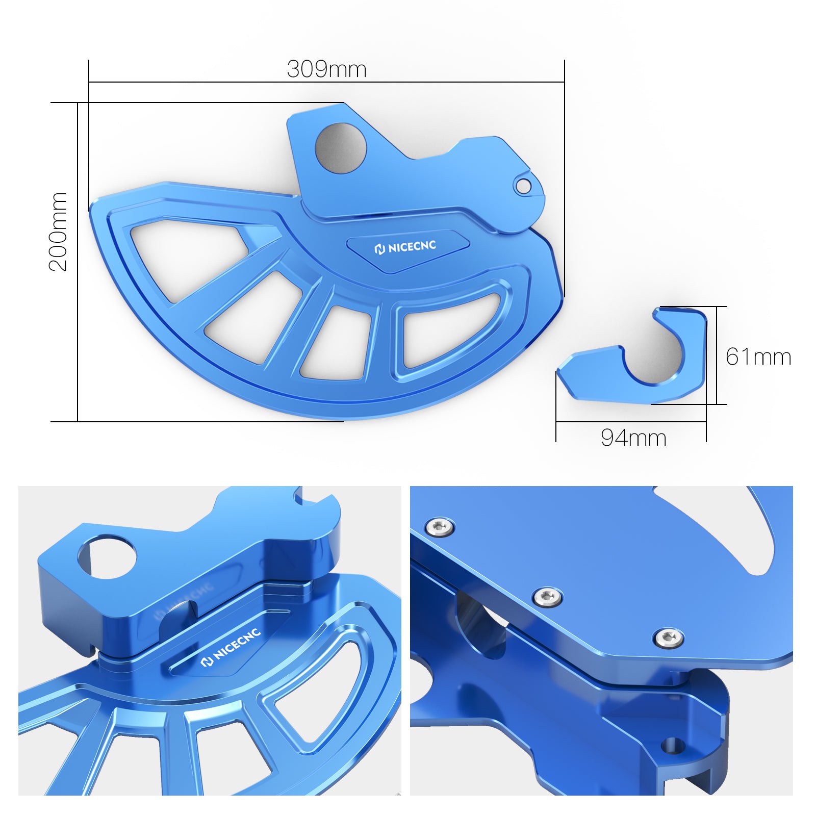 Vorderer Bremsscheibenschutz für Suzuki DRZ400SM 2005-2024