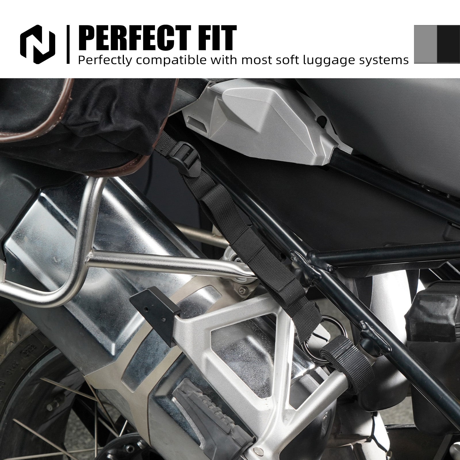 Motorrad Universal Off-Road Soft Bag Spanngurte Retention Ringe