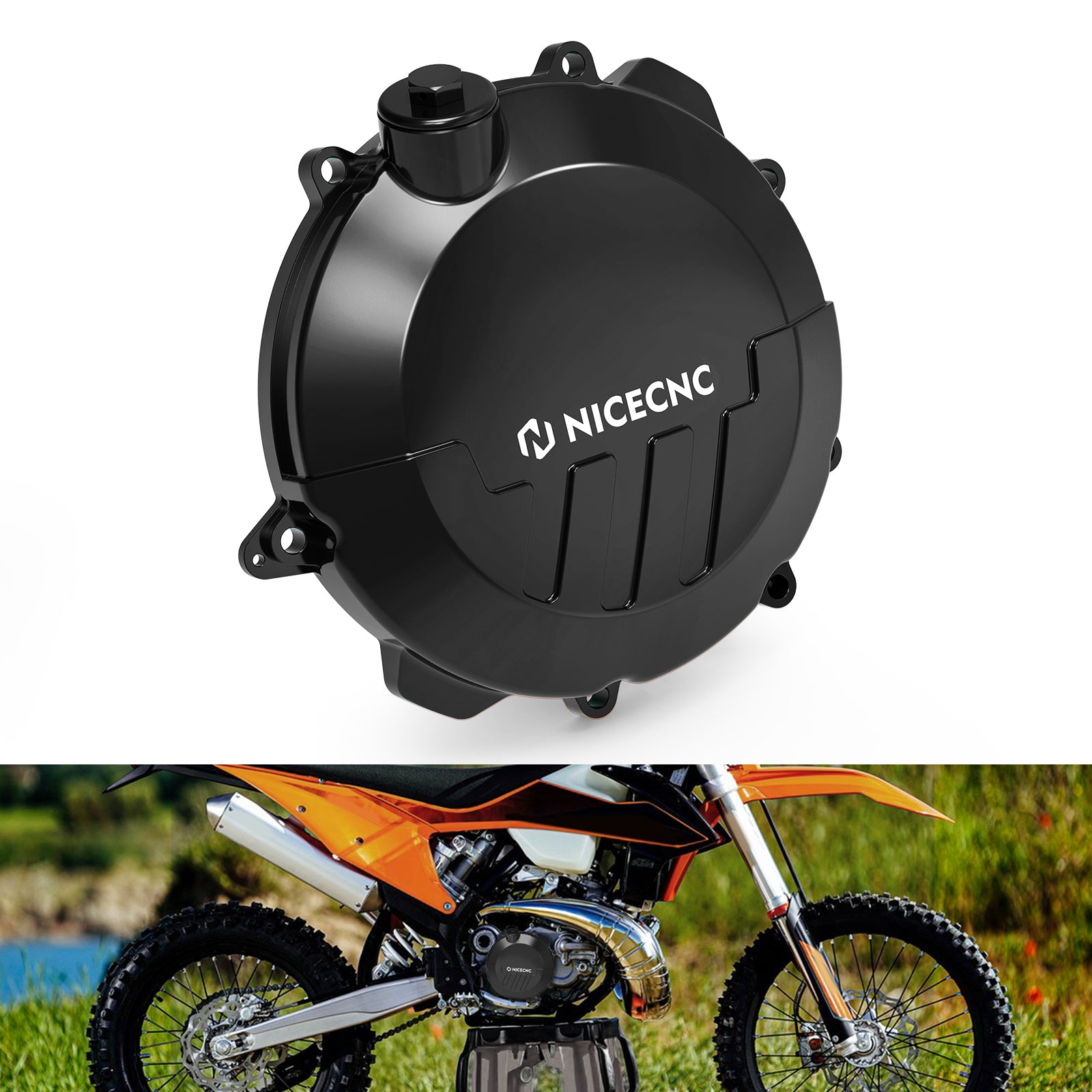 Reinforced clutch cover for Husqvarna 250/300 TC/TE/TX/TE i/TX i