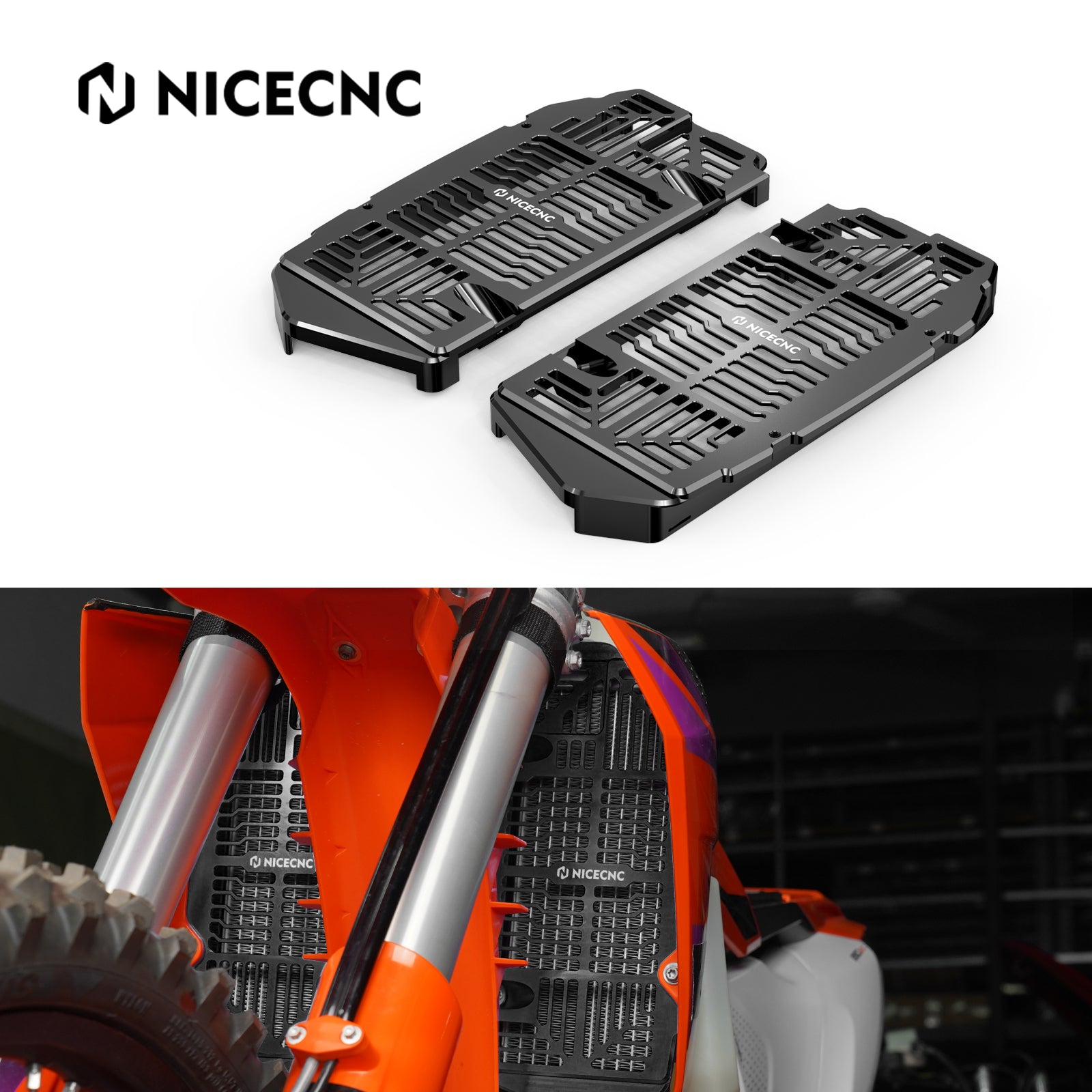 Radiator guards, left and right, for GasGas EX MC EG F 125-450 ES 350/500 2024-2026