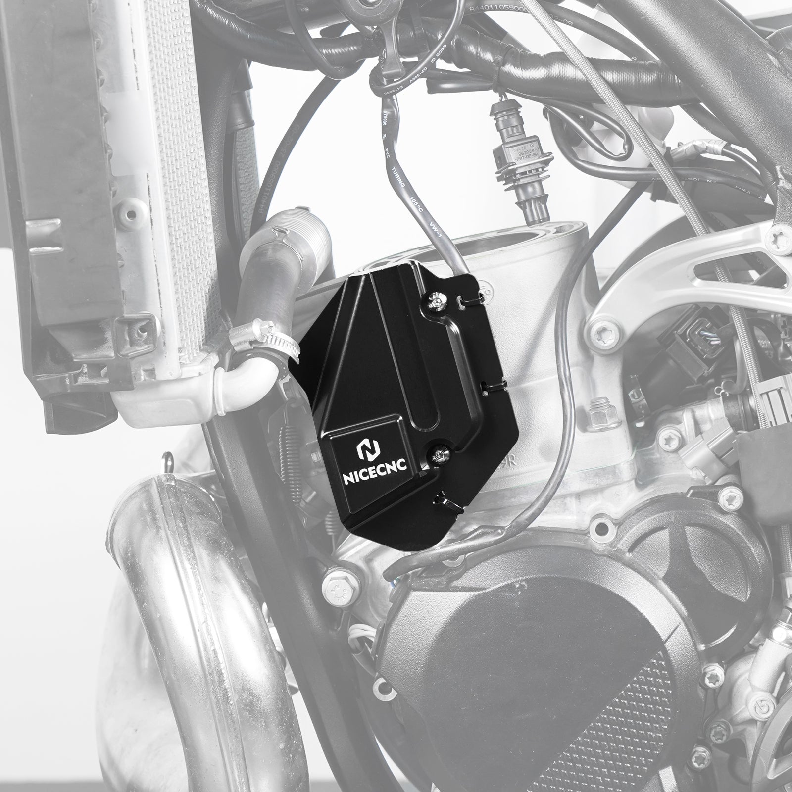 Linker Power-Ventildeckelschutz für KTM 125-300 Husqvarna TC TE TX 2023-2024