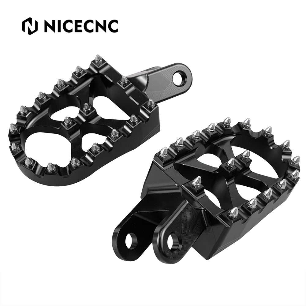 CNC wide motorcycle footrests for Honda XR650L 93-24 XR650R 00-07
