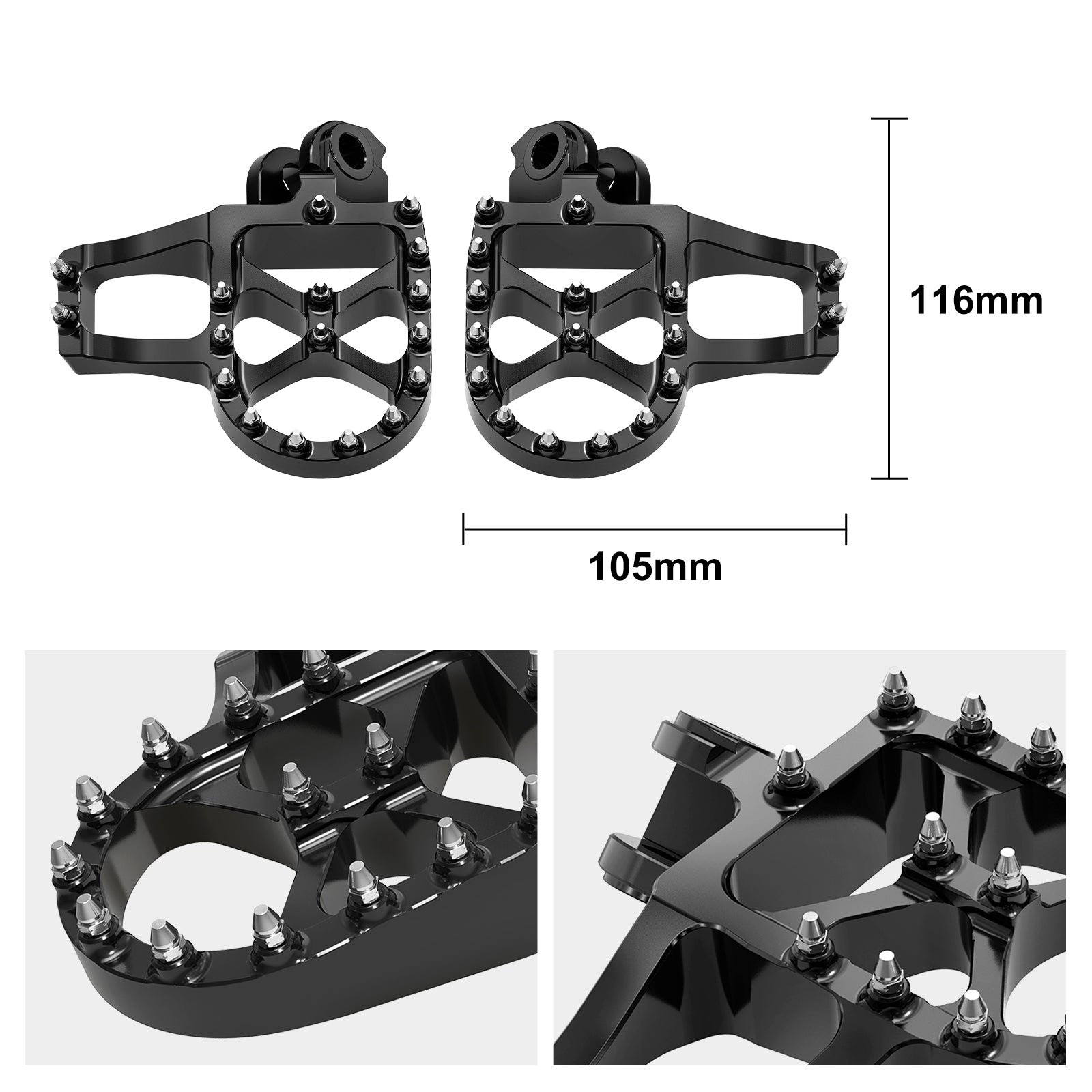 Extender Fußrasten Für Husqvarna FE TE TC 701 Enduro Gas Gas SM ES 700