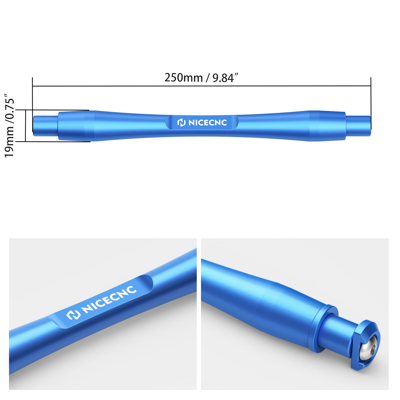 Hydraulische Hinterradbremse + vergrößerte Fußrasten + Verstrebung für Surron Light Bee X S