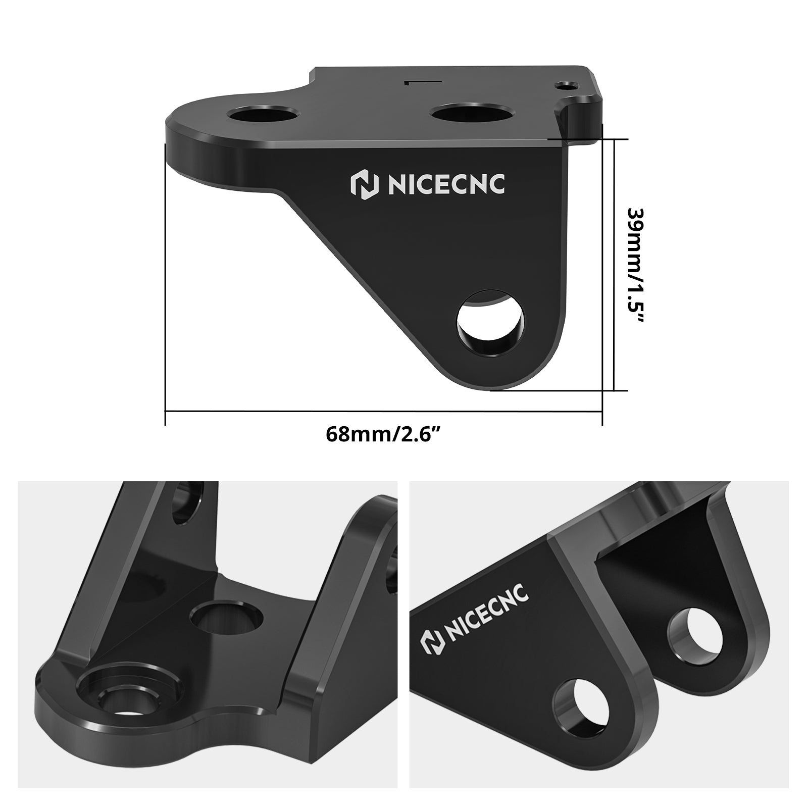 Supporto per abbassamento pedane con offset per Honda CRF 250R 450R 2016-2025