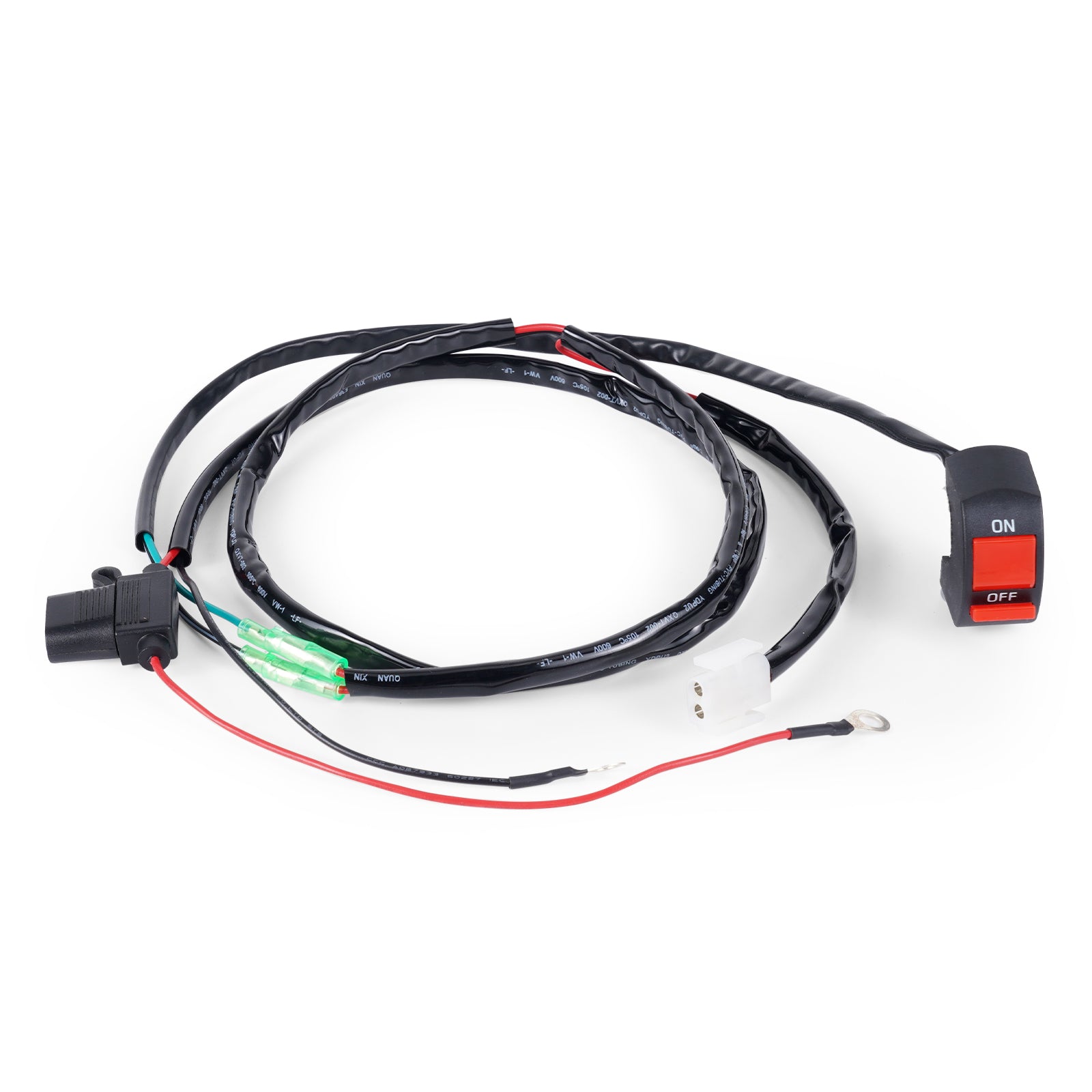 Universal Fan Cable with ON / OFF Switch Kit For KTM Husqvarna Gas Gas 125-450CC Models