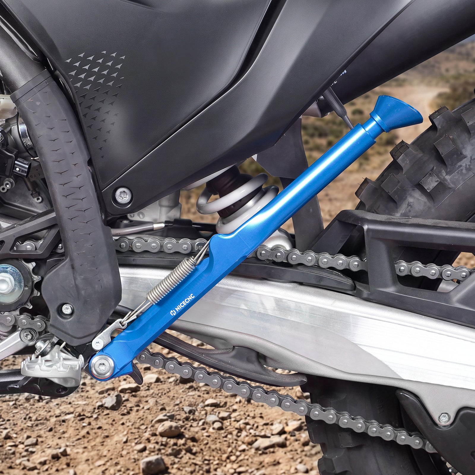 Caballete lateral ajustable para Husqvarna FX TX TE FE
