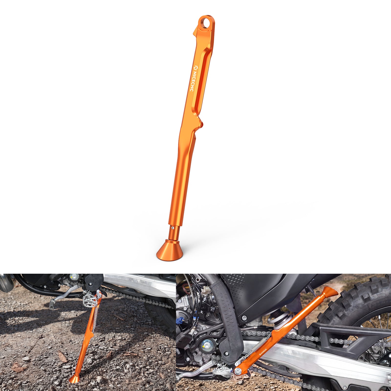 Caballete lateral ajustable para Husqvarna FX TX TE FE