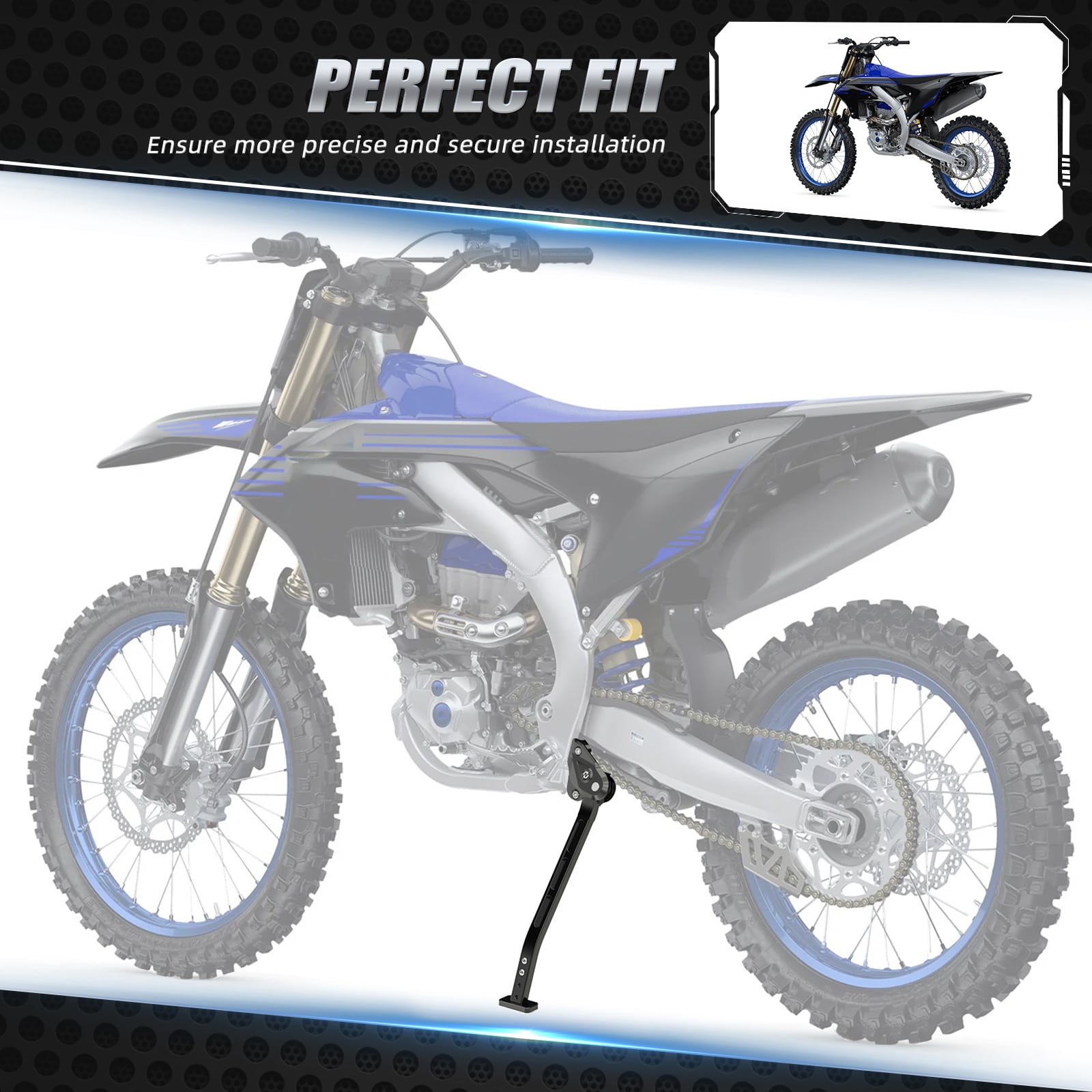 Einstellbarer Ständer Aluminium Tieferlegungsverbindung für Yamaha YZ450F 2023-2024