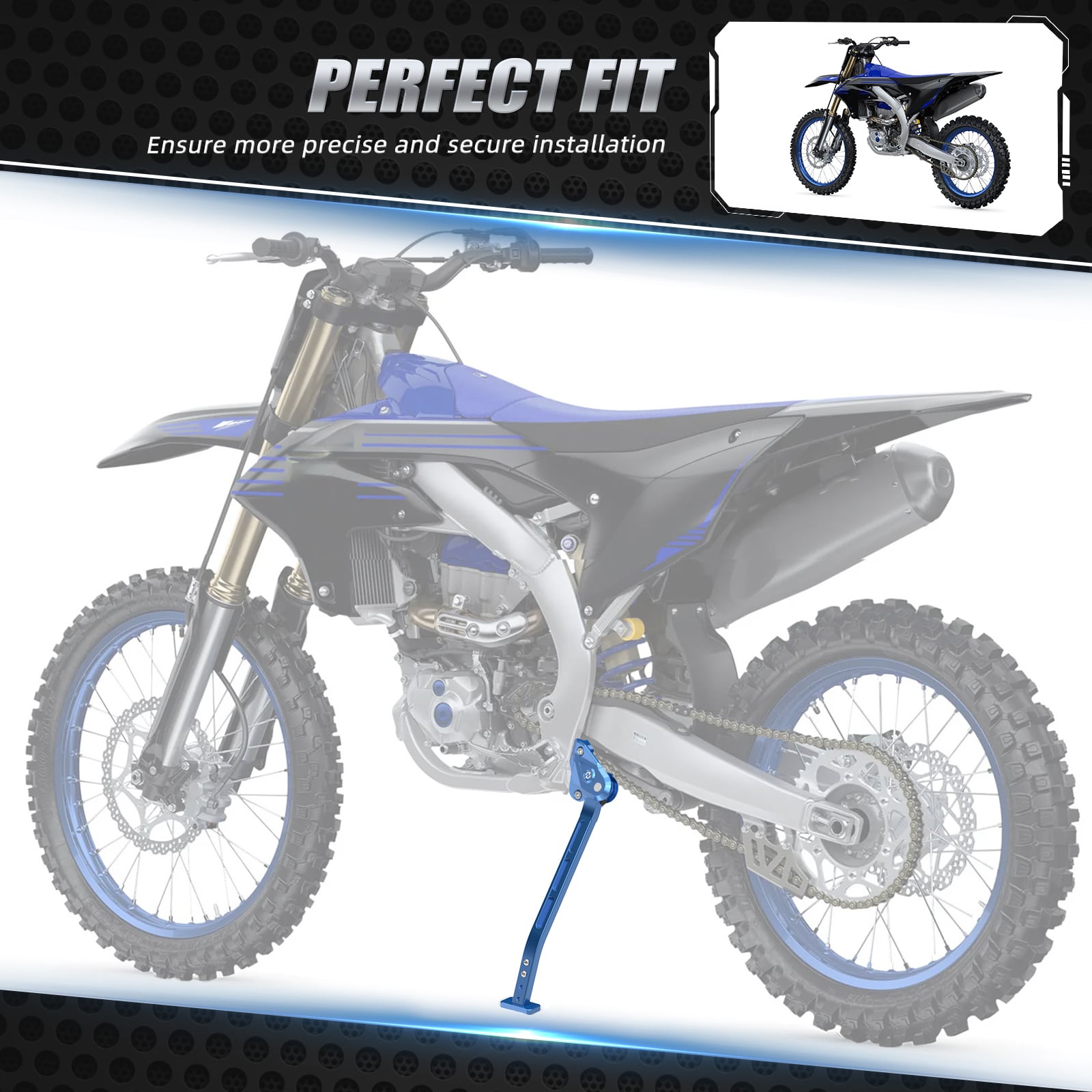 Einstellbarer Ständer Aluminium Tieferlegungsverbindung für Yamaha YZ450F 2023-2024