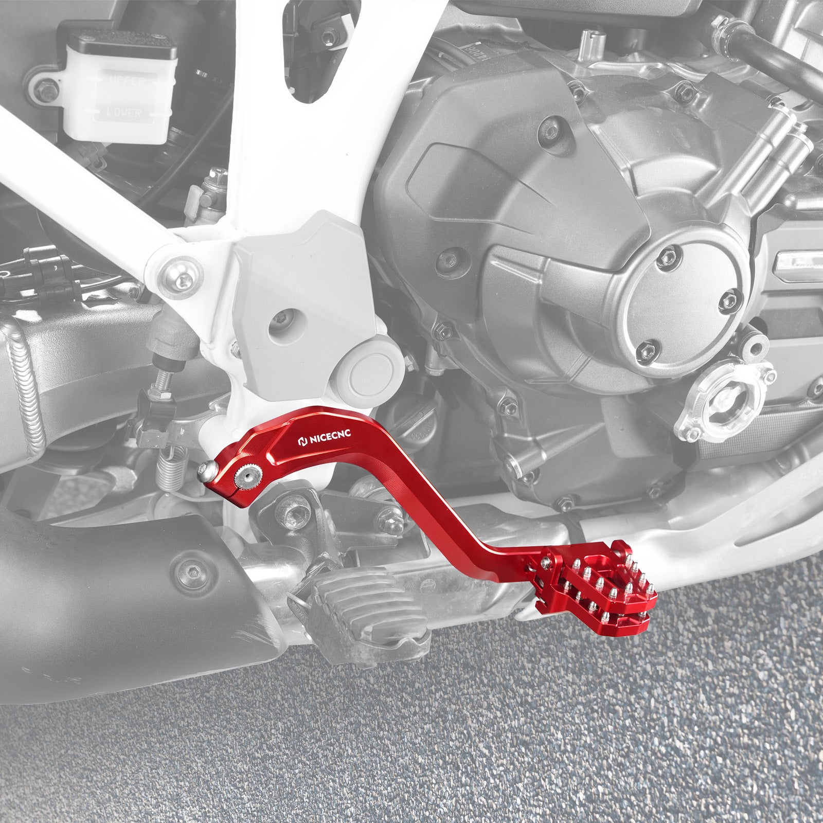 Klappbarer Schalthebel + hinteres Dual Brems-/Schaltpedal für Honda Africa Twin 1000 / 1100L
