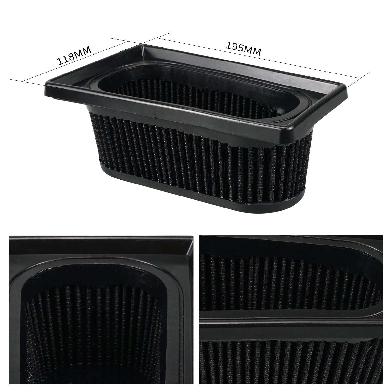 High-Flow Luftfilter & 360° belüfteter Airbox Deckel für KTM 690 Enduro R / SMC R