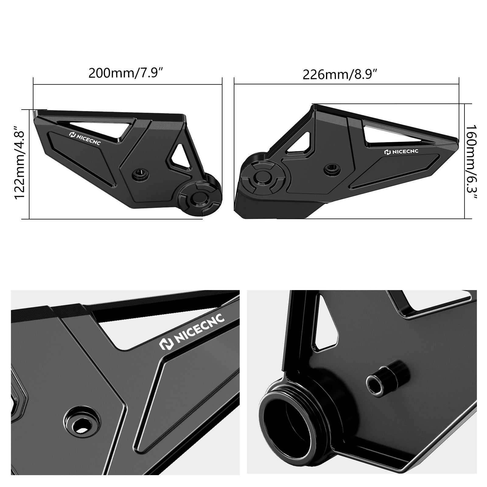 Ritzelabdeckung + Rahmenschutz für Honda Africa Twin CRF 1100L 2020-2026