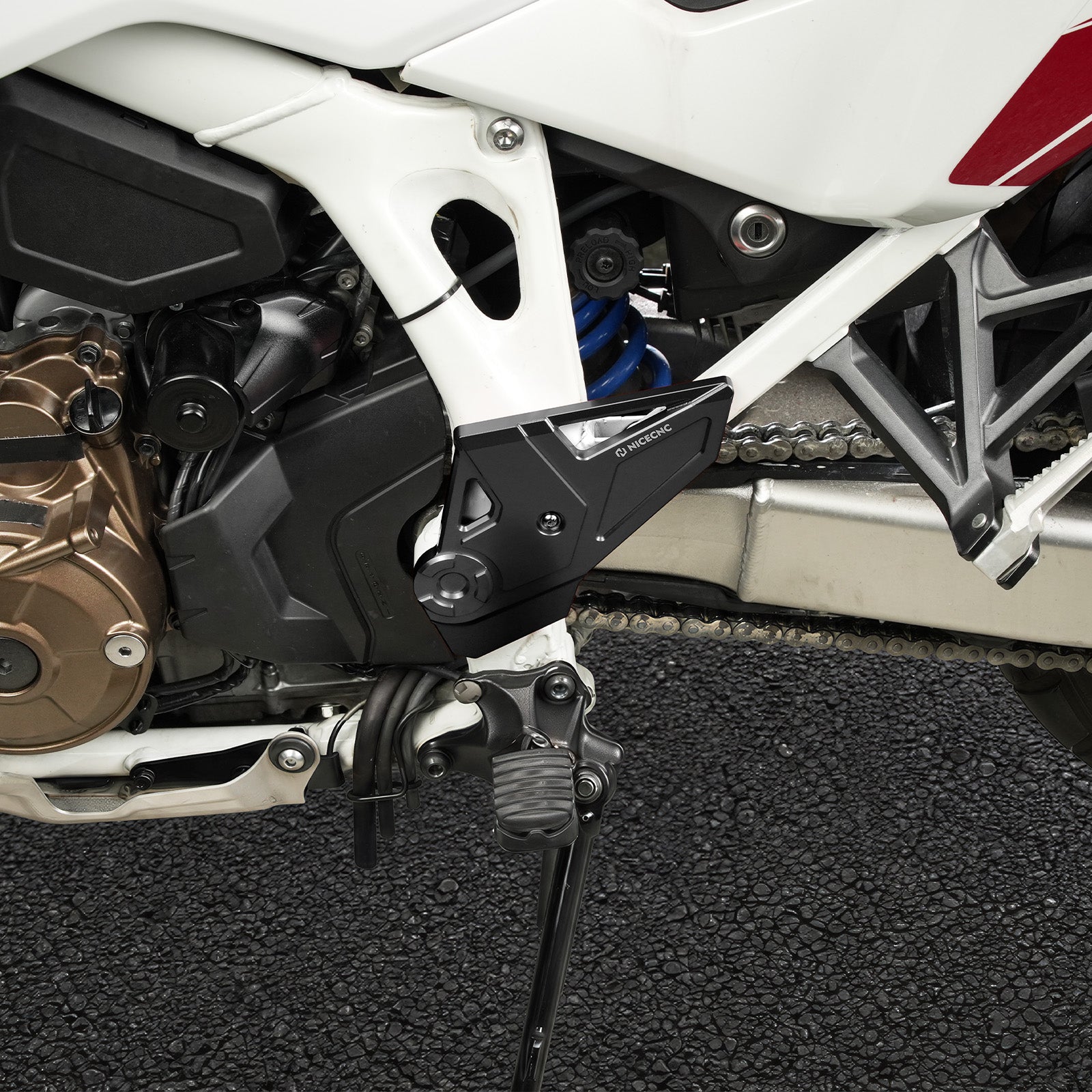 Ritzelabdeckung + Rahmenschutz für Honda Africa Twin CRF 1100L 2020-2026
