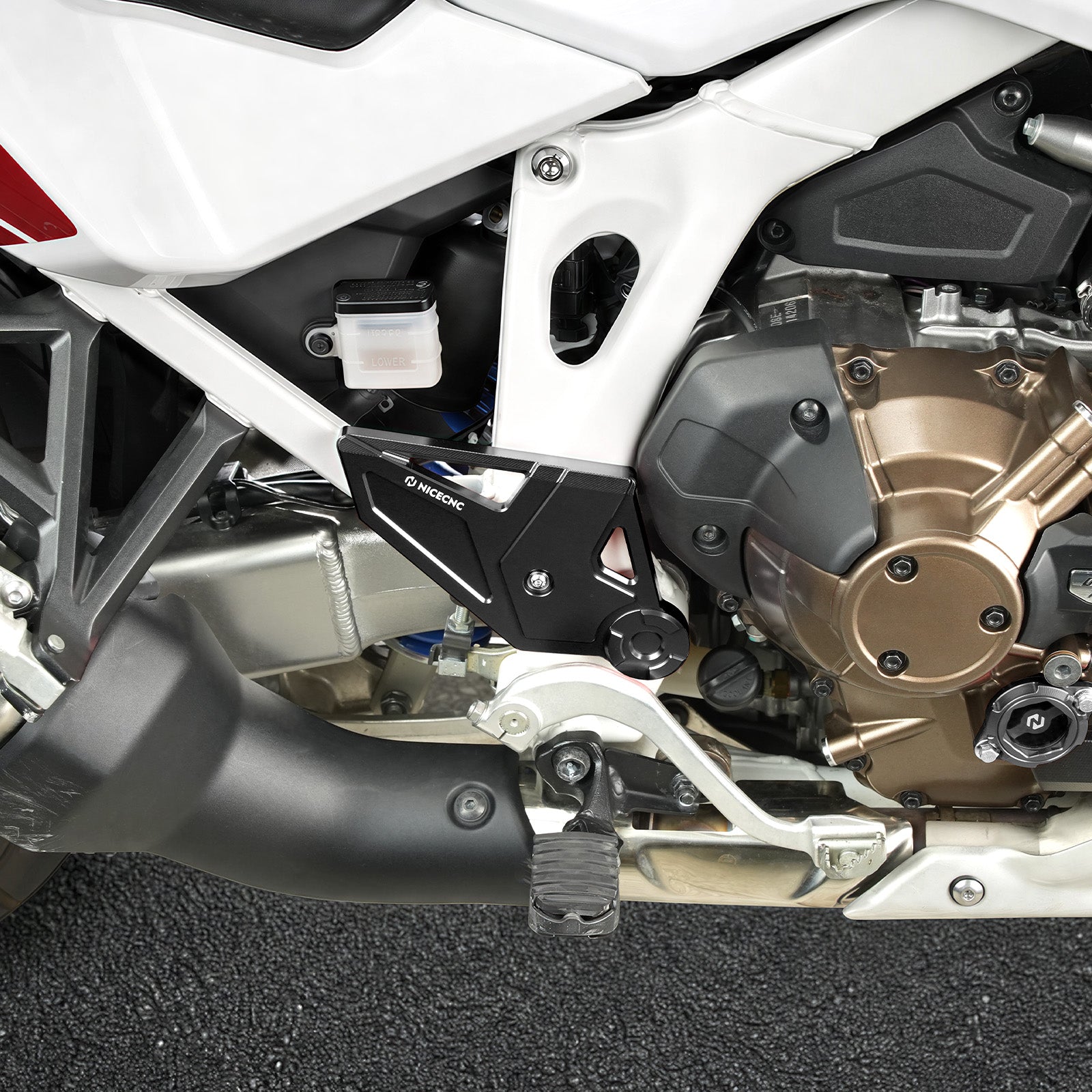 Ritzelabdeckung + Rahmenschutz für Honda Africa Twin CRF 1100L 2020-2026